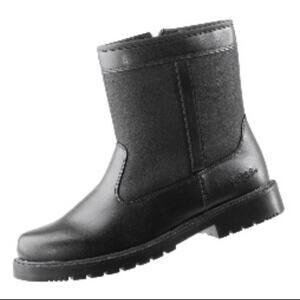 Sz 10 TOTES Stadium Waterproof Side Zip Winter Boots Men’s Black Snow Rain New